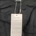 Simplee Womens Boho Floral Long Sleeve Maxi Dress V Neck Empire Waist Fall Wedding Guest Dresses with Pockets (Black), XL