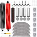 33 PCS S8 MaxV Ultra Accessories Kit for Roborock S8 Max/ MaxV Ultra Robot Vacuum, 6 Scent Tablets, 1 Cleaning Brush, 1 Set Main Brush, 4 HEPA Filters, 4 Mop Cloth, 4 Edge Mop Cloth, 6 Side Brushes, 6Dust Bags