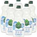 Seventh Generation Dish Liquid Soap Free & Clear liquid soap Pack of 6 Dishwashing Soap Dish Soap for sensitive skin 19 oz