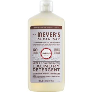 MRS. MEYER'S CLEAN DAY Ultra Concentrated Laundry Detergent, Lavender Scent, 24.3 fl oz