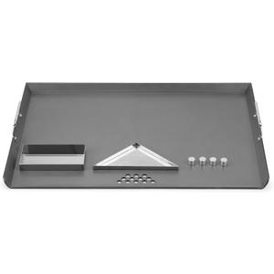 Stanbroil Flat Top Griddle for Standard 30" Ranges with Gas/Radiant Glass Ceramic/Electric Coil Cooktops, Includes 2 Drip Trays and 4 Spacers