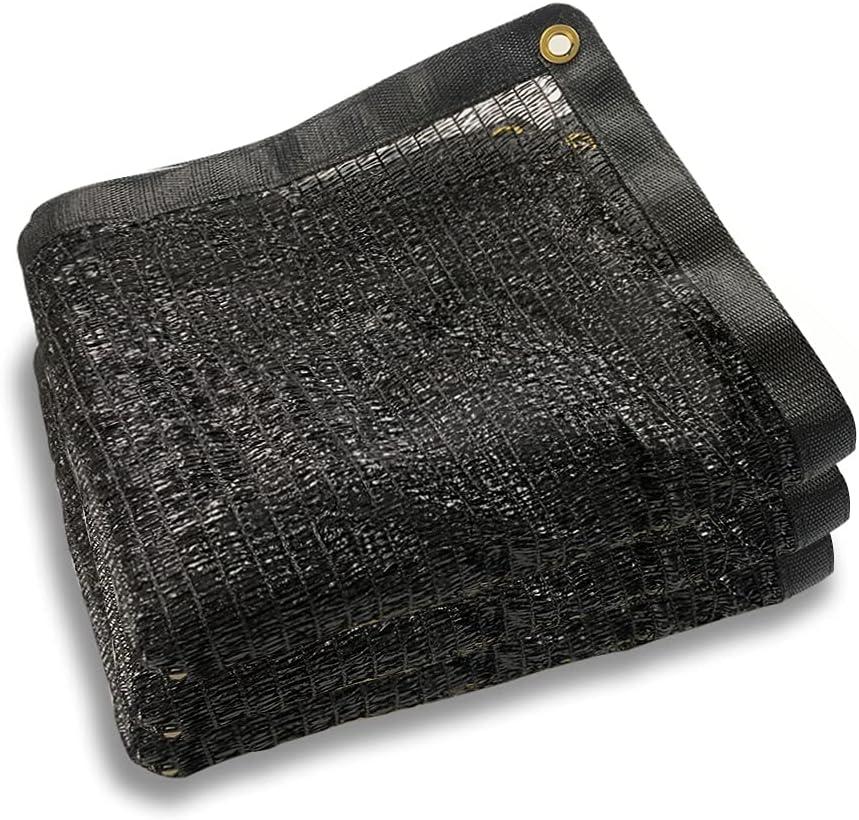 POYEE 40% 6.5ftx6.5ft Shade Cloth Garden Mesh Sun Shade Netting Sunblock Fabric with Grommets for Plants Heat Protection Patio Outdoor Greenhouse Pergola Vegetable Chicken Coop