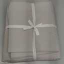 Cooling California King Duvet Cover Set 3 Pieces-100% Washed Cotton Linen Like Textured Soft Comfy Bedding-Zipper Closure,Includes 1 Duvet Cover & 2 Pillow Shams(Beige Grey,Cal King 104"x98")