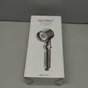 Filtered Shower Head with Handheld - High Pressure 3 Spray Modes Showerhead with Filters, 12 Replaceable Water Softener Filters for Hard Water | Ion Shower Drops Head with 75" Anti-Burst Hose (Gray)