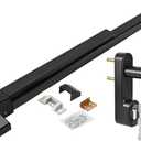 Commercial Push Bar Panic Exit Device with Lever Handle, 304 Stainless Steel, UL10C & ANSI Grade 1 Certified, Emergency Door Hardware (1710P- Push Bar Panic Exit Device+Lever Handle)