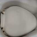 8.7" Antique White Ceramic Vase with Handles, Tabletop Decor