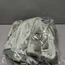 MIULEE 2 Panels Olive Green Semi Sheer Window Curtains Elegant Grommet Top Window Voile Drapes/Treatment Linen Textured Dark Green Panels for Bedroom Living Room (54X84 Inches)