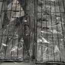 HapiRm Over the Door Hat Organizer - 4 Tier Wall Mounted Hat Rack with 4 Adjustable Metal Basket, Baseball Caps Organizer Storage Holds up to 40 Caps for Door, Bedroom, Closet (Black)