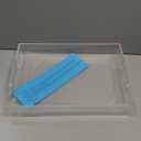 Clear Acrylic Tray with Raised Edges, Multi-Purpose Organizer Tray for Vanity, Bathroom, Kitchen, Countertop, Dresser & Desktop, Waterproof & Scratch-Resistant (11.2" x 7.9" x 1.7")