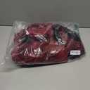 Spooktacular Creations Little Red Riding Hood Costume Women, Dark Red Velvet Dress Hooded Cloak for Fairy Halloween Parties, XL