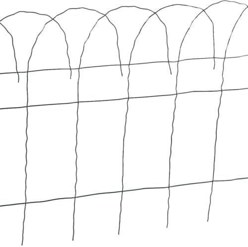 Best Garden 14 In. H x 20 Ft. L Galvanized Wire Decorative Border Fence - 1 Each