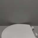 BEMIS 500EC 390 Toilet Seat with Easy Clean & Change Hinges, 1 Pack Round, Cotton White