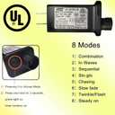 Christmas Lights 34FT Outdoor Waterproof Decoration String Lights 100 Count Warm White for Wedding Outdoor Indoor Xmas Party Christmas Tree Bushes (2, 34ft)