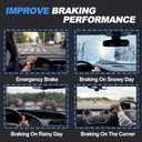 Rear Brake Pads and Rotors Kit for Toyota Corolla 2009-2019, Prius 2010-2013, Lexus CT200h 2011-2013, Pontiac Vibe 2009-2010