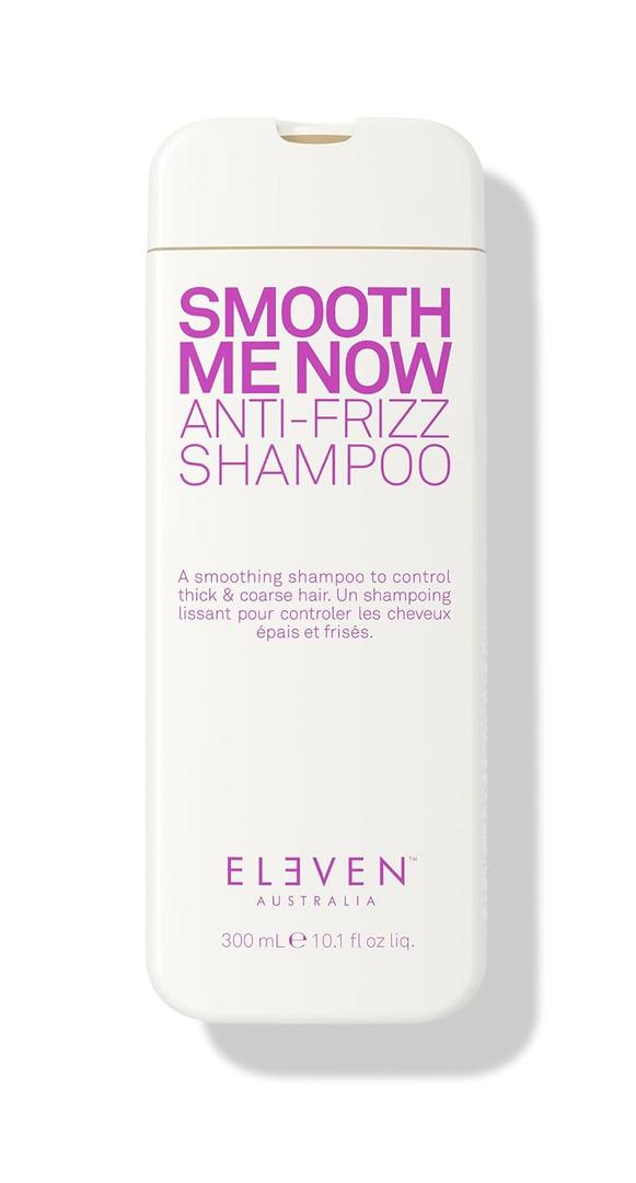 ELEVEN AUSTRALIA Smooth Me Now Anti-Frizz Shampoo for Frizz Control, Silky Smooth Hair, Moisturizes & Protects, Enhances Smoothness, Sulfate-Free (10.1 Fl Oz (Pack of 1))