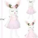 Ballerina Doll Easter Stuffed Animal Bunny Plush Animal Doll, Plush Rabbit Toy Bunnys Stuffed Animals for Girls Easter Animals on Party Birthday Christmas