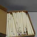 48 Pcs Flameless LED Taper Candles Battery Operated Candles 4 Sizes of 8.5'', 9.65'', 10.83'', 12.8'' Flameless Candlesticks Flickering for Halloween Christmas Church Wedding(Ivory)