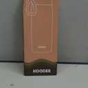 Koodee 16 oz Water Bottle-Stainless Steel Double Wall Vacuum Insulated Wide Mouth Water Flask with Straw Lid, BPA Free(Apple Green