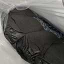 X-Large 100 Count Shoe Covers Disposable Non-Slip, Premium Cloth Boot Covers, Slip-resistant, Durable, Breathable, Non-toxic, Recyclable, Stretchable Fits Up to Size 13 US Men - Black