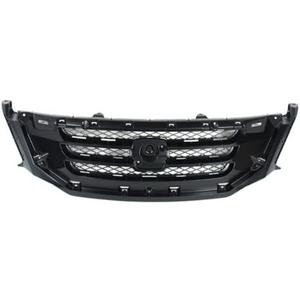 CarPartsDepot Grill Grille Front Black Assembly Compatible With 2008-2010 Honda Odyssey Ho1200190 71121Shja02