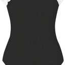 GORGLITTER Women's 3D Floral Strapless One Piece Swimsuit Sexy Tummy Control Bandeau Cheeky Bathing Suit Swimwear 2026 (Large, Black)