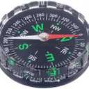 Compass for Hiking,Button 20Mm,Mini Pocket,Portable Survival Professional Button Navigational Tool for Hiking Cam Boating Backpacking Professional Portable Mini bussola