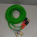 YAMATIC Super Flexible Pressure Washer Hose 50FT for Power Washer Replacement, Kink Resistant Extension With Leak-Free M22 Female & 3/8" Quick Connect Adapters, 1/4" 3200 PSI, Green