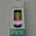 AFK Portable Bluetooth Wireless Speaker with RGB Lights, Loud Speaker with Stereo Sound Built-in Microphone Speaker for Party, Home, Outdoor Black