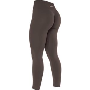 AUROLA Dream Collection Workout Leggings for Women High Waist Seamless Scrunch Athletic Running Gym Fitness Active Pants (Medium, Chestnut Brown)