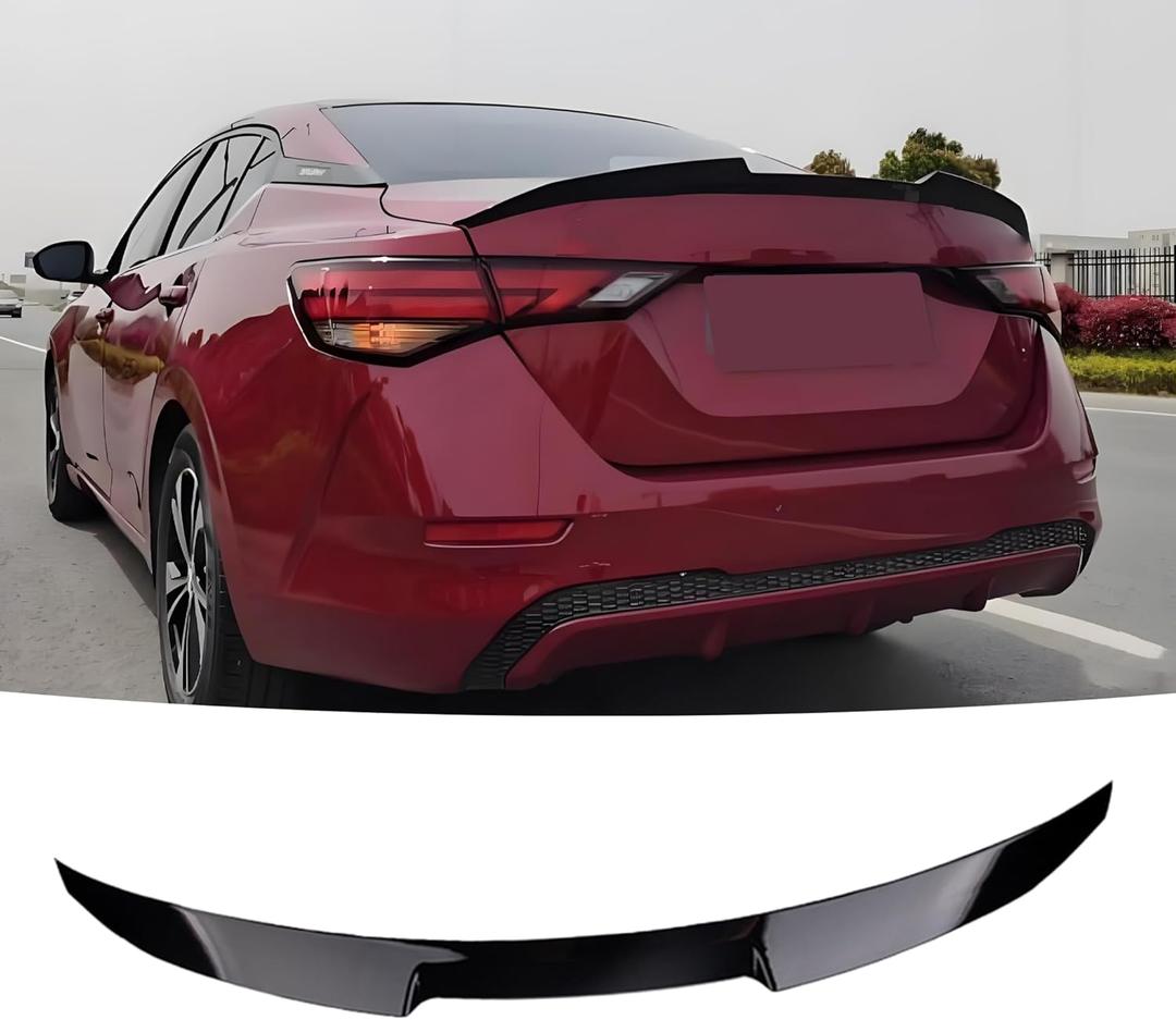 Rear Trunk Spoiler Wing Fit for Nissan Sentra 2020 2021 2022 2023 2024 2025 Sedan S/SR/SV Sport Style Decklid Lip Exterior Accessories