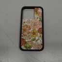 Wildflower Cases - Lily Pad Floral Case, Compatible with Apple iPhone 12 Pro Max | Green, Floral, Frogs, White, Trendy - Protective Black Bumper, 4ft Drop Test Certified, Women Owned Small Business