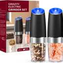 Gravity Electric Salt and Pepper Grinder Set