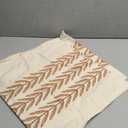 YZJZEDS 100% Cotton Farmhouse Leaves Throw Pillow Covers Set of 2, 18x18 Inch Terracota Pastoral Decorative Print Cushion Covers for Sofa Bed Living Room Home Decor