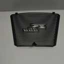 YUANQIAN Motorcycle Radiator Grille Guard Cover Compatible With GSXR 600 2006-2024 GSX R 600 2006-2024-Black