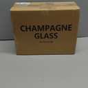 UMEIED Champagne Flutes, 6oz Edge Champagne Glasses Set of 12 with Long Stem - Sparkling Wine Glasses & Elegant Gift for Home, Wedding, Anniversary, Party, Birthday, Clear