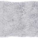 Yardwe 1pc Plush Faux Blanket for Pets Warm Dog Cat Sleep Mat Soft Blanket Light Grey for Kittens, Size 36*24 inch, Grey