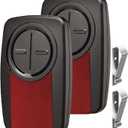 380UT 375UT 375ML Universal Remote Control Replace Liftmaster Garage Opener, Compatible Compatible Linear, Genie,Wayne Dalton Garage Door Openers (Red)