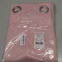 NICETOWN Blush Pink Room Darkening Curtains 63 Inches Long 2 Panels for Girls Room, Bedroom, Nursery Thermal Insulated Blackout Drapes Solid Grommet Noise Reducing Window Curtains, W40