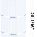 Cryspool 07077 Filter Compatible with CCP420, Clean and Clear Plus 420, PCC105-PAK4, R173576, 570-0425-07, C-7471, 178584, 817-0106, FC-6470, 4105 Sq. Ft Pool Filter Cartridges, 4 Pack