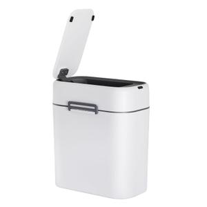 2.2 Gallon Trash Can with Lid, Bathroom Small Trash Can Touchless Automatic Garbage Can Smart Motion Sensor Small Trash Can for Bathroom, Bedroom, Kitchen, Office