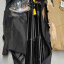 EMART Backdrop Stand 10x7ft(WxH) Photo Studio Adjustable Background Stand Support kit with 2 Crossbars, 8 Clamps, 2 Sandbags and Carry Bag for Parties, Events Decoration, Wedding, Photography