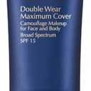 Estée Lauder Double Wear 24-Hour Maximum Cover Camouflage Foundation for Face and Body SPF 15 | Full Coverage | Covers Scars & Tattoos, 1.0 Fl Oz
