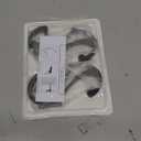 Coat Hooks for Hanging Heavy Duty - Extra Large (5.4 inch) Wall Mount Hooks for Backpacks, Purses, Clothes, Towels, Bags - Black Metal Screw-in Hooks for Mudroom, Closet, Door, Bathroom - 4 Pack