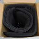 Heated Anti-Fatigue Floor Mat Under Desk - Heated Standing Mat Cushioned with Foot Warmer 17.7"x30",8 Levels Temp & 12H Timer, 1.2" Thick Comfort Foam Heating Pad for Kitchen,Office,Home,Durable (Black)