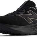 New Balance Women's Fresh Foam 520 V9 Running Shoes (7.5 X-Wide, Black/Black/Black Metallic)