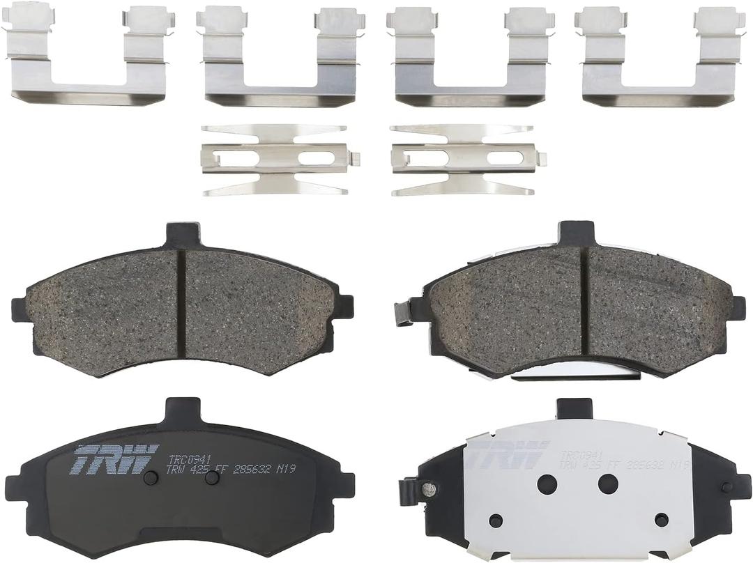 TRW Pro TRC0941 Disc Brake Pad Set For Hyundai Elantra 2002-2006, Front
