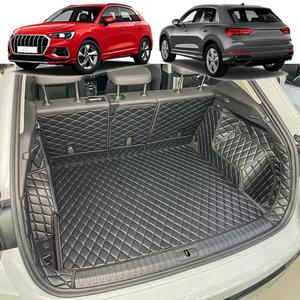 Cargo Mat Compatible with 2018-2025 Audi Q3 Trunk Mat (and Rear Left and Right Side Panels) Cargo Liners for Audi Q 3