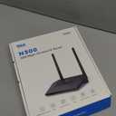 Dbit N300 Easy Setup Wireless Wi-Fi Router Smart Home Internet Router - 2 x High Power Antennas, 4 x Fast Ethernet Ports, Supports Wireless Repeater, WISP Mode (T1 Pro)