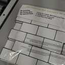 Yoillione Peel and Stick Backsplash for Kitchen: Self Adhesive Wall Tiles for Bathroom - Vinyl Thick Back Splash Tile (10, White with Black Trim)