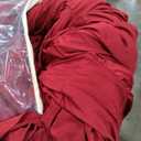 2 Pack Burgundy Table Cloth for 5FT Round Tables, Fitted Spandex 120 inch Round Tablecloth Wrinkle Free Table Skirt for Receptions Birthday Photography Party Social Events Engagement Party Decoration